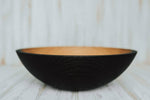 Load image into Gallery viewer, Ebonized Red Oak - 15" Bowl/Bee's Oil Finish
