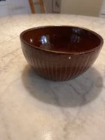 Load image into Gallery viewer, Brown Mixing Bowl 6 1/2&quot; Stoneware
