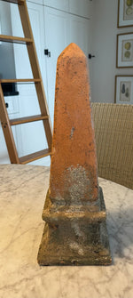 Load image into Gallery viewer, Clay Garden Obelisk 15”
