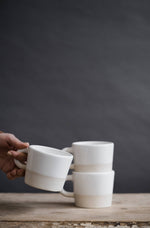 Load image into Gallery viewer, Mugs/Cups: White/White / 400ml - latte
