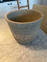 Load image into Gallery viewer, R.R.P. CO Roseville Ohio 11&quot; Made is USA Sage Flower Pot
