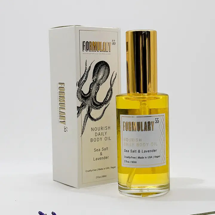 Nourish Daily Body Oil - Sea Salt & Lavender 2oz