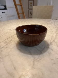 Brown Mixing Bowl 6 1/2" Stoneware