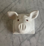 Load image into Gallery viewer, Vintage Ceramic Pig Head Wall Hooks
