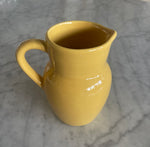 Load image into Gallery viewer, Mustard Yellow Pitcher Cerind PORCELANA Portugal
