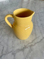 Load image into Gallery viewer, Mustard Yellow Pitcher Cerind PORCELANA Portugal
