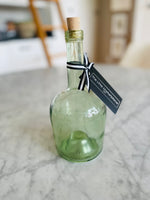 Load image into Gallery viewer, Vintage Courvoisier Cognac France Green Glass Bottle
