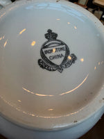 Load image into Gallery viewer, Vinatage 13" Powell Bishop White ironstone Pitcher
