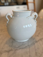Load image into Gallery viewer, Giraud Limoges France White Dragon Vase
