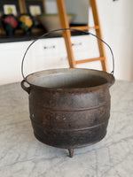 Load image into Gallery viewer, Vintage Heavy Cast Iron Cauldron

