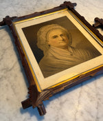 Load image into Gallery viewer, George Washington &amp; Martha Washington Strobridge LIthographs in Frames
