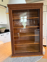 Load image into Gallery viewer, Vintage Wood Carved Curio Cabinet
