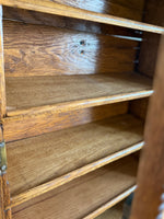 Load image into Gallery viewer, Vintage Wood Carved Curio Cabinet
