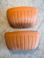 Load image into Gallery viewer, Vintage Terra Cotta Wall Planters-Pair
