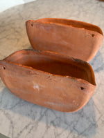 Load image into Gallery viewer, Vintage Terra Cotta Wall Planters-Pair

