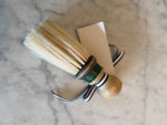 Load image into Gallery viewer, Vintage Hardright USA Sterilized Barber Shop Wood Handle Green
