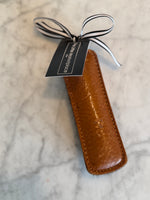 Load image into Gallery viewer, Vintage Osborn Leather Handle Shoe Shine Brush Horsehair Bristles Rare
