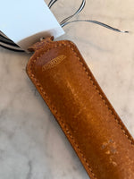 Load image into Gallery viewer, Vintage Osborn Leather Handle Shoe Shine Brush Horsehair Bristles Rare
