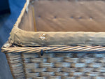Load image into Gallery viewer, RARE Antique Wicker Steamer Trunk
