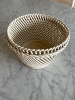 Load image into Gallery viewer, Vintage Italian Woven ceramic planter
