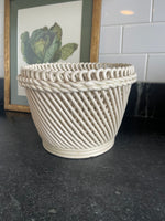 Load image into Gallery viewer, Vintage Italian Woven ceramic planter
