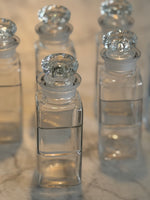 Load image into Gallery viewer, Vintage Apothecary Clear Glass Jar w/ Lid - 7" - St. Louis, MO - F &amp; S
