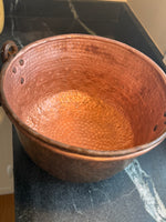 Load image into Gallery viewer, Large Vintage Copper Pot 18 1/2" W x 11" T
