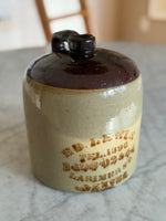 Load image into Gallery viewer, Vintage Whiskey Jug Ed Lewin Tel. 1396 Larimer Street
