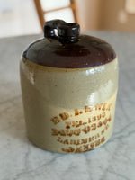 Load image into Gallery viewer, Vintage Whiskey Jug Ed Lewin Tel. 1396 Larimer Street

