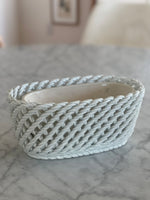 Load image into Gallery viewer, Vintage Ceramic White Planter Made in Spain
