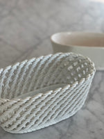 Load image into Gallery viewer, Vintage Ceramic White Planter Made in Spain
