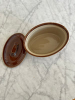 Load image into Gallery viewer, Pearsons's of Chesterfield 2pt. Made in England Covered Oval Cassorole

