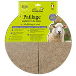 Load image into Gallery viewer, Sheep Wool Mulch Disc Set of 2
