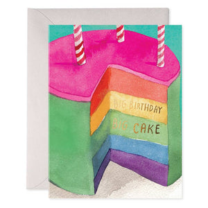Big Cake Birthday Greeting Card