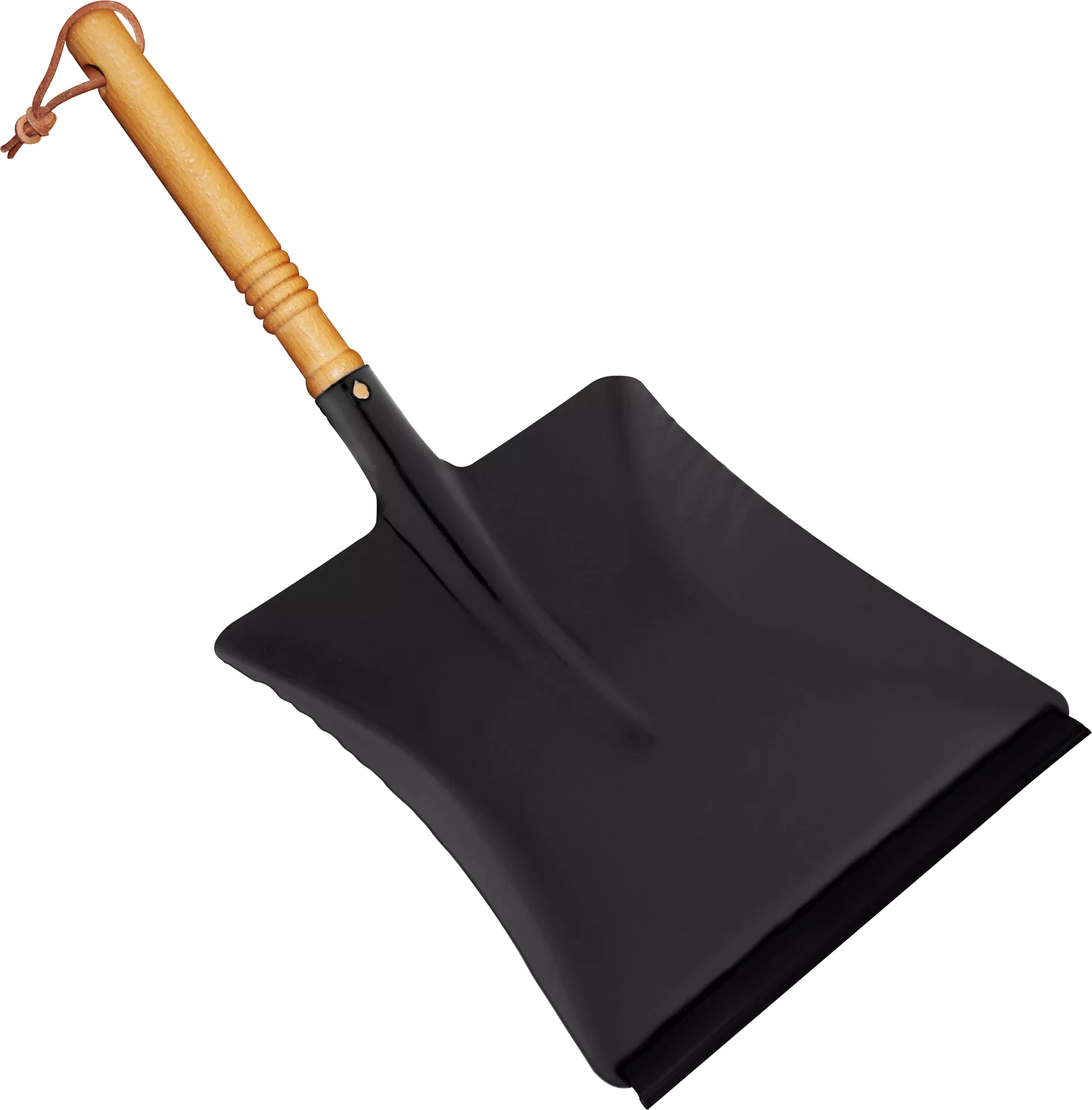 Dustpan Powder-Coated Metal, Black Made in Germany