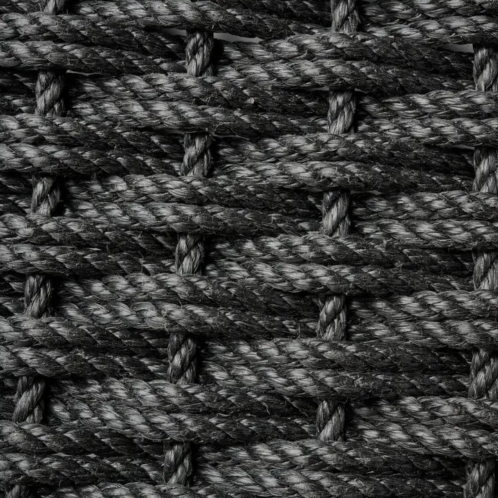 X-Large Charcoal Doormat 38 x 24 x 1.3 in Made in USA The Rope Company