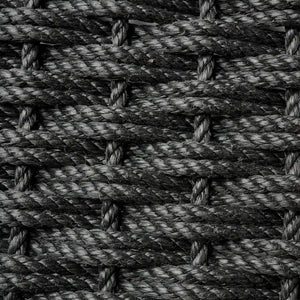 X-Large Charcoal Doormat 38 x 24 x 1.3 in Made in USA The Rope Company