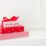 Load image into Gallery viewer, Gift Wrap Rolls, Red Falalalala
