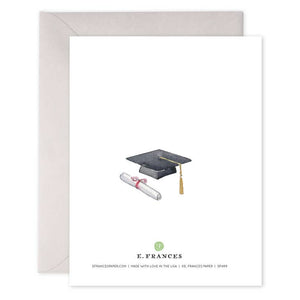 Grad Book Stack Graduation Card