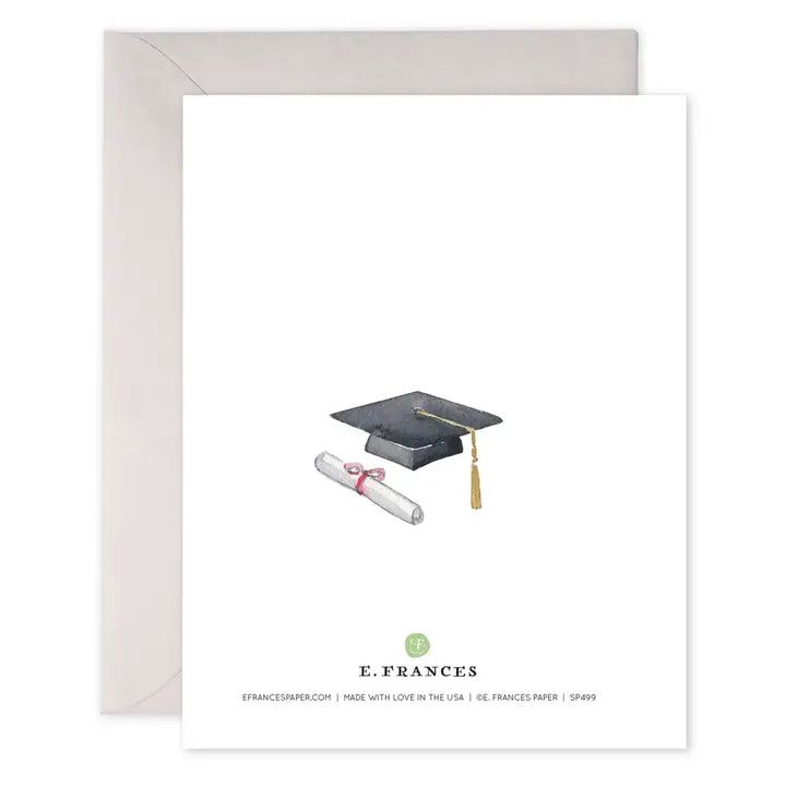 Grad Book Stack | Graduation Greeting Card