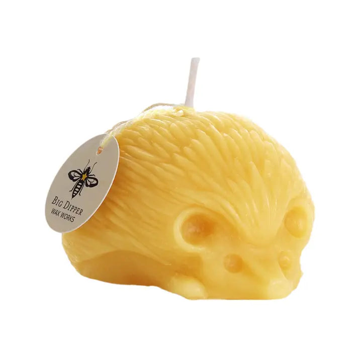 Beeswax Hedgehog Candle