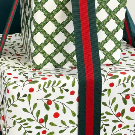 Continuous Roll Gift Wrap | Mod Holly