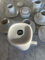 Load image into Gallery viewer, 1970s Mid Century Modernist Espresso Coffee Service Block by Gerald Gulotta for Langenthal Switzerland in Transition White Porcelain - Set of 8
