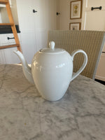 Load image into Gallery viewer, Vintage White Porcelain Coffee Pot
