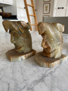 Onyx Bookends 6 1/2” T