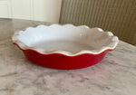 Load image into Gallery viewer, Emile Henry Red Pie Plate France
