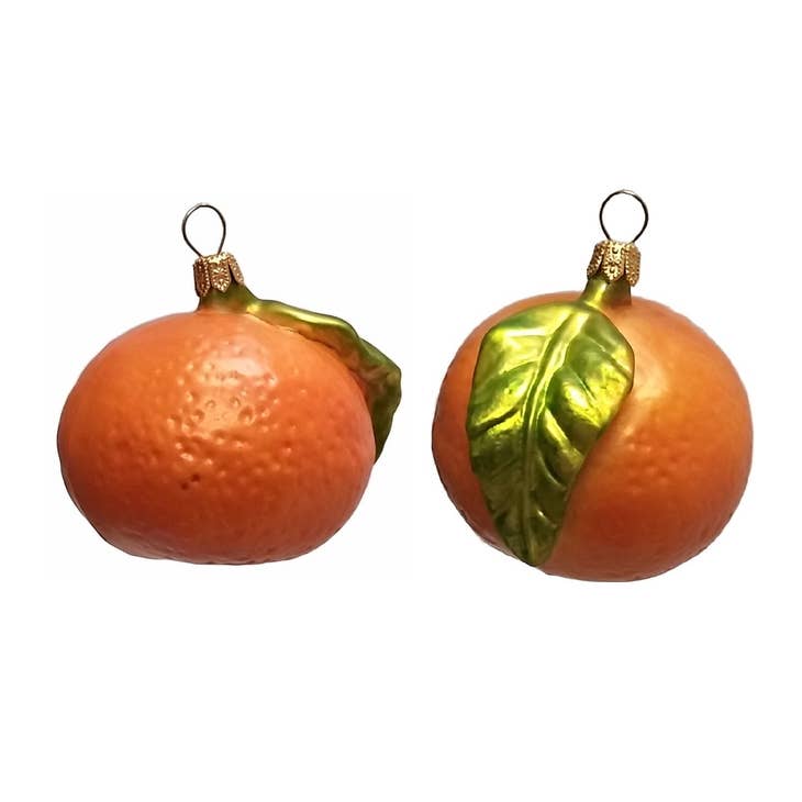 Mandarin Orange Fruit Ornament
