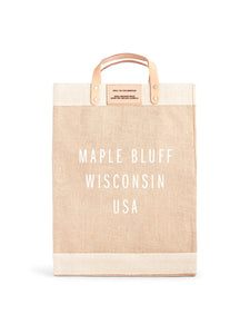 Maple Bluff, Wisconsin USA Market Tote by Apolis