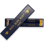 Load image into Gallery viewer, Box of 10 Navy Pencils - Busy, Busy, Busy
