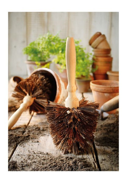 plant pot cleaning brush Flowerpot Brush Made in Germany – The Little Marketplace